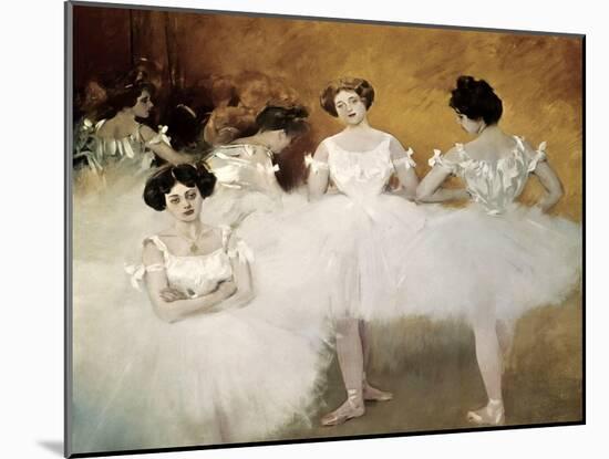 The Corps of Ballet, 1901-1092-Ramon Casas-Mounted Giclee Print