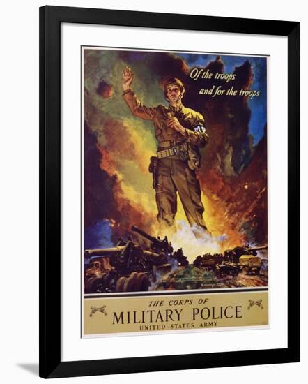 The Corps of Military Police Recruitment Poster-Jes Schlaikjer-Framed Giclee Print