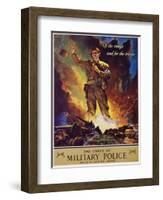 The Corps of Military Police Recruitment Poster-Jes Schlaikjer-Framed Giclee Print