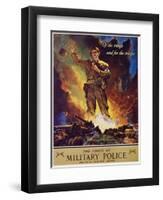 The Corps of Military Police Recruitment Poster-Jes Schlaikjer-Framed Giclee Print