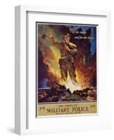 The Corps of Military Police Recruitment Poster-Jes Schlaikjer-Framed Giclee Print