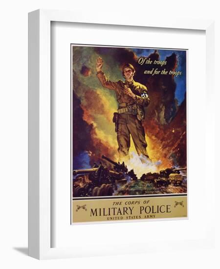 The Corps of Military Police Recruitment Poster-Jes Schlaikjer-Framed Giclee Print