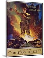 The Corps of Military Police Recruitment Poster-Jes Schlaikjer-Mounted Giclee Print