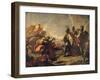 The Corpse of Darius Is Shown to Alexander (The Great)-Antonio Pellegrini-Framed Giclee Print