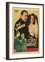 The Corpse Vanishes, 1942-null-Framed Art Print