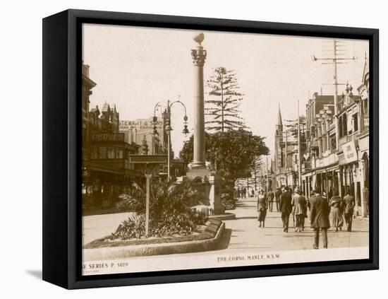 The Corso, Manly, Sydney, New South Wales, Australia-null-Framed Stretched Canvas