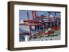 The Cosco Beijing in Hamburg, Germany-Dennis Brack-Framed Photographic Print