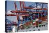 The Cosco Beijing in Hamburg, Germany-Dennis Brack-Stretched Canvas