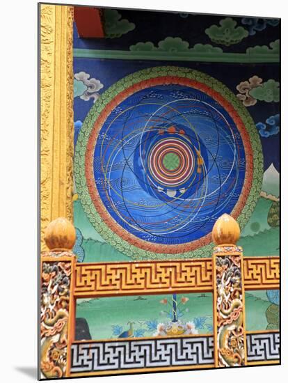 The Cosmic Mandala, Punakha, Bhutan-Kymri Wilt-Mounted Premium Photographic Print