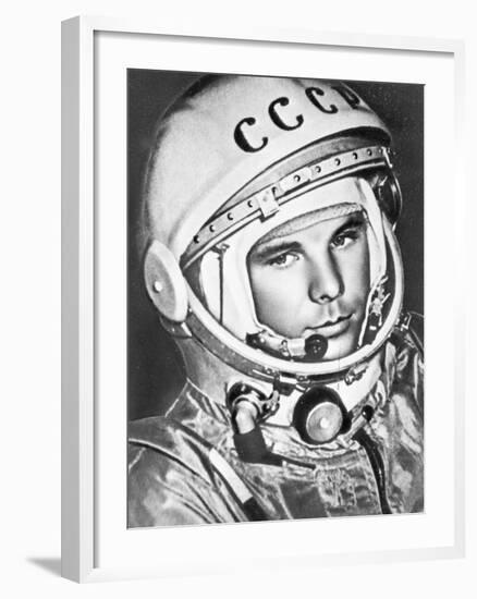 The Cosmonaut Yuri Gagarin-null-Framed Photographic Print