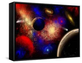 The Cosmos Is a Place of Outstanding Natural Beauty and Wonder-Stocktrek Images-Framed Stretched Canvas