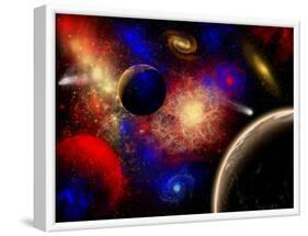 The Cosmos Is a Place of Outstanding Natural Beauty and Wonder-Stocktrek Images-Framed Photographic Print