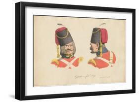The Cossack Uniform, 1820-Rudolph Ackermann-Framed Giclee Print