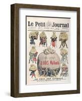 The Cost of Wars from Napoleonic Period up to 1st World War, 'Le Petit Journal', 31st August 1919-null-Framed Giclee Print