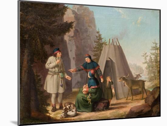 The Costumes of the Lapponians, c.1800-Pehr Hillestrom-Mounted Giclee Print