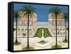 The Cote d'Azur, 1981-Mark Baring-Framed Stretched Canvas