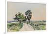 The Cote St. Andre to Grand Lemps Road, 1880-Johan-Barthold Jongkind-Framed Giclee Print