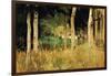 The Cottage Amongs the Birch Trees-Berthe Morisot-Framed Art Print