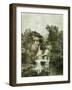 The Cottage by the Mill U.K. 19th Century-null-Framed Giclee Print