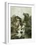 The Cottage by the Mill U.K. 19th Century-null-Framed Giclee Print