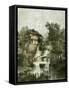 The Cottage by the Mill U.K. 19th Century-null-Framed Stretched Canvas