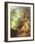 The Cottage Door, 1780s-Thomas Gainsborough-Framed Giclee Print