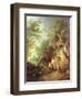 The Cottage Door, 1780s-Thomas Gainsborough-Framed Giclee Print