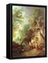 The Cottage Door, 1780s-Thomas Gainsborough-Framed Stretched Canvas