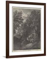 The Cottage Door-Thomas Gainsborough-Framed Giclee Print