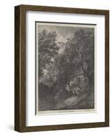 The Cottage Door-Thomas Gainsborough-Framed Giclee Print