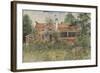 The Cottage, from 'A Home' Series, c.1895-Carl Larsson-Framed Giclee Print