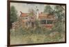 The Cottage, from 'A Home' Series, c.1895-Carl Larsson-Framed Giclee Print