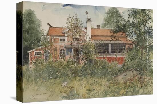 The Cottage, from 'A Home' Series, c.1895-Carl Larsson-Stretched Canvas