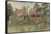 The Cottage, from 'A Home' Series, c.1895-Carl Larsson-Framed Stretched Canvas