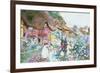 The Cottage Garden-David Woodlock-Framed Giclee Print