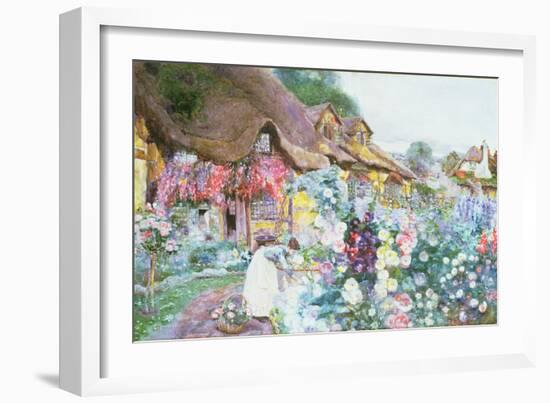 The Cottage Garden-David Woodlock-Framed Giclee Print