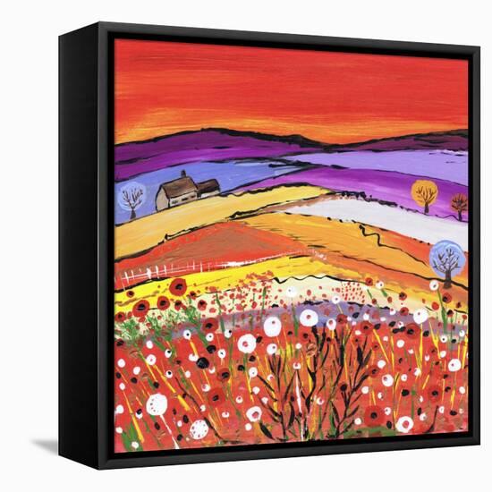 The Cottage on the Hill-Caroline Duncan-Framed Stretched Canvas