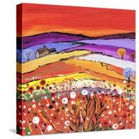 The Cottage on the Hill-Caroline Duncan-Stretched Canvas