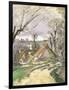 The Cottages of Auvers, 1872-73-Paul Cézanne-Framed Giclee Print