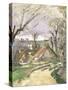The Cottages of Auvers, 1872-73-Paul Cézanne-Stretched Canvas