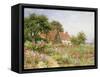 The Cottar's Pride - a Cottage Garden-Henry Sutton Palmer-Framed Stretched Canvas