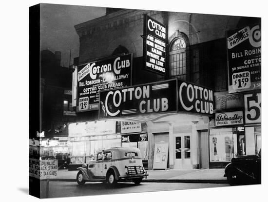 The Cotton Club in Harlem (New York) in 1938-null-Stretched Canvas
