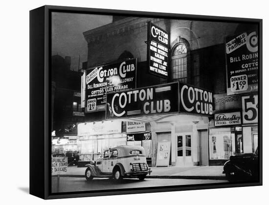 The Cotton Club in Harlem (New York) in 1938-null-Framed Stretched Canvas