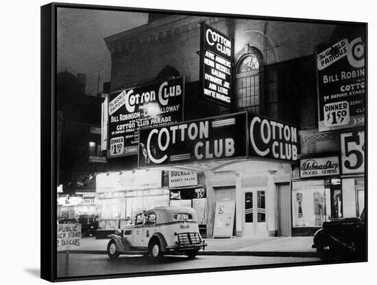 The Cotton Club in Harlem (New York) in 1938-null-Framed Stretched Canvas