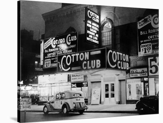 The Cotton Club in Harlem (New York) in 1938-null-Stretched Canvas
