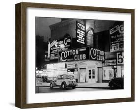 The Cotton Club in Harlem (New York) in 1938-null-Framed Photo