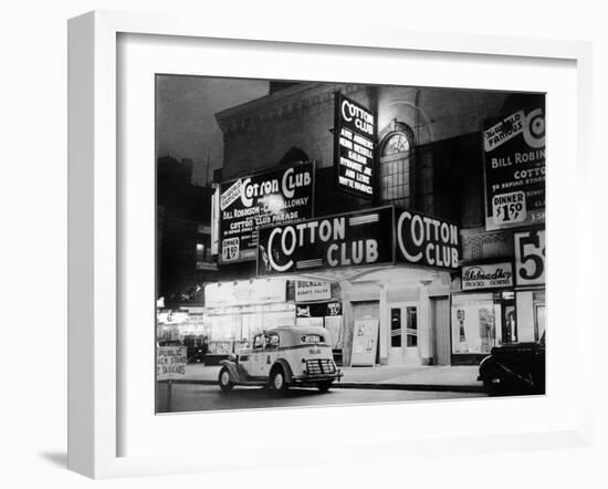 The Cotton Club in Harlem (New York) in 1938-null-Framed Photo