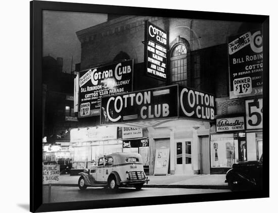 The Cotton Club in Harlem (New York) in 1938-null-Framed Photo