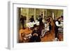 The Cotton Exchange-Edgar Degas-Framed Art Print