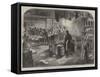 The Cotton Famine, Shop for Mill-Hands at Mr Birley's Mill, Manchester-null-Framed Stretched Canvas